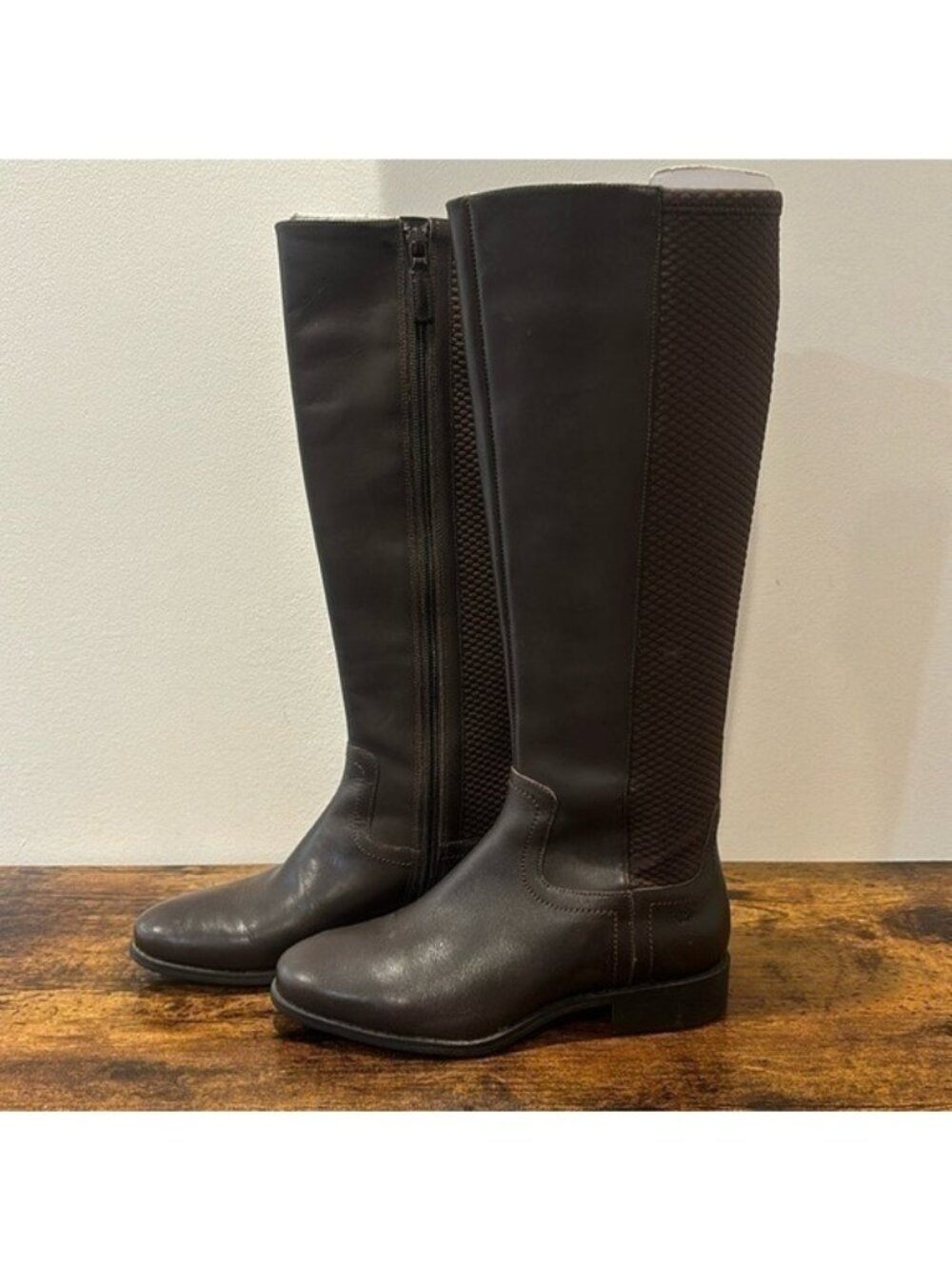 Cole Haan Tall Brown leather riding Boots size 5 women